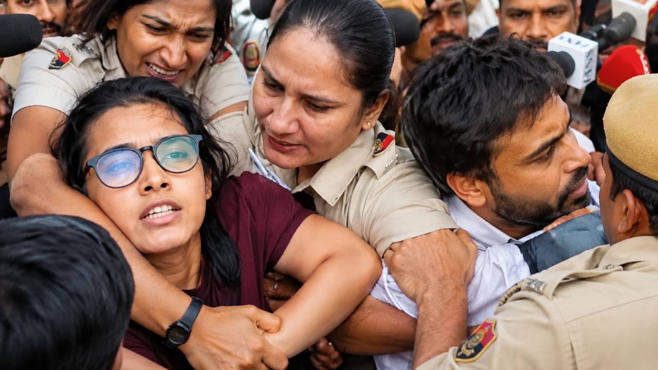 'लहरा दो तिरंगा' मार्च: अभिजीत दिपके और नेहा बोरा हिरासत में