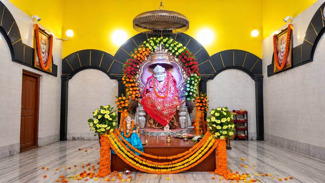 रावण दहन की रात साई मंदिर में चोरी, भगवान का छत्र और मुकुट ले गए चोर