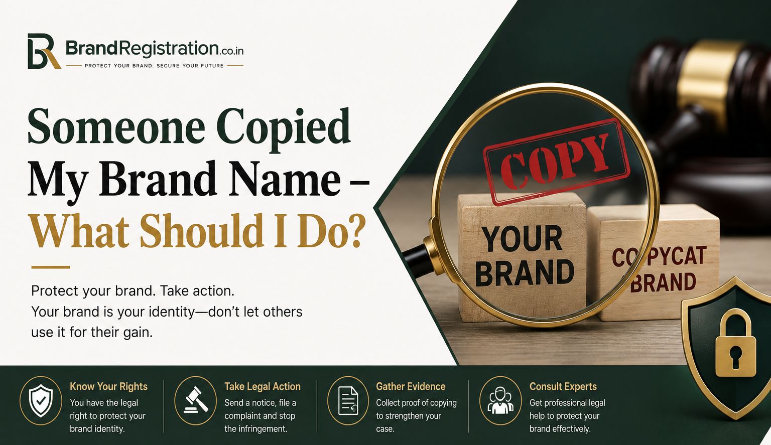 Someone Copied My Brand Name – What Should I Do?
