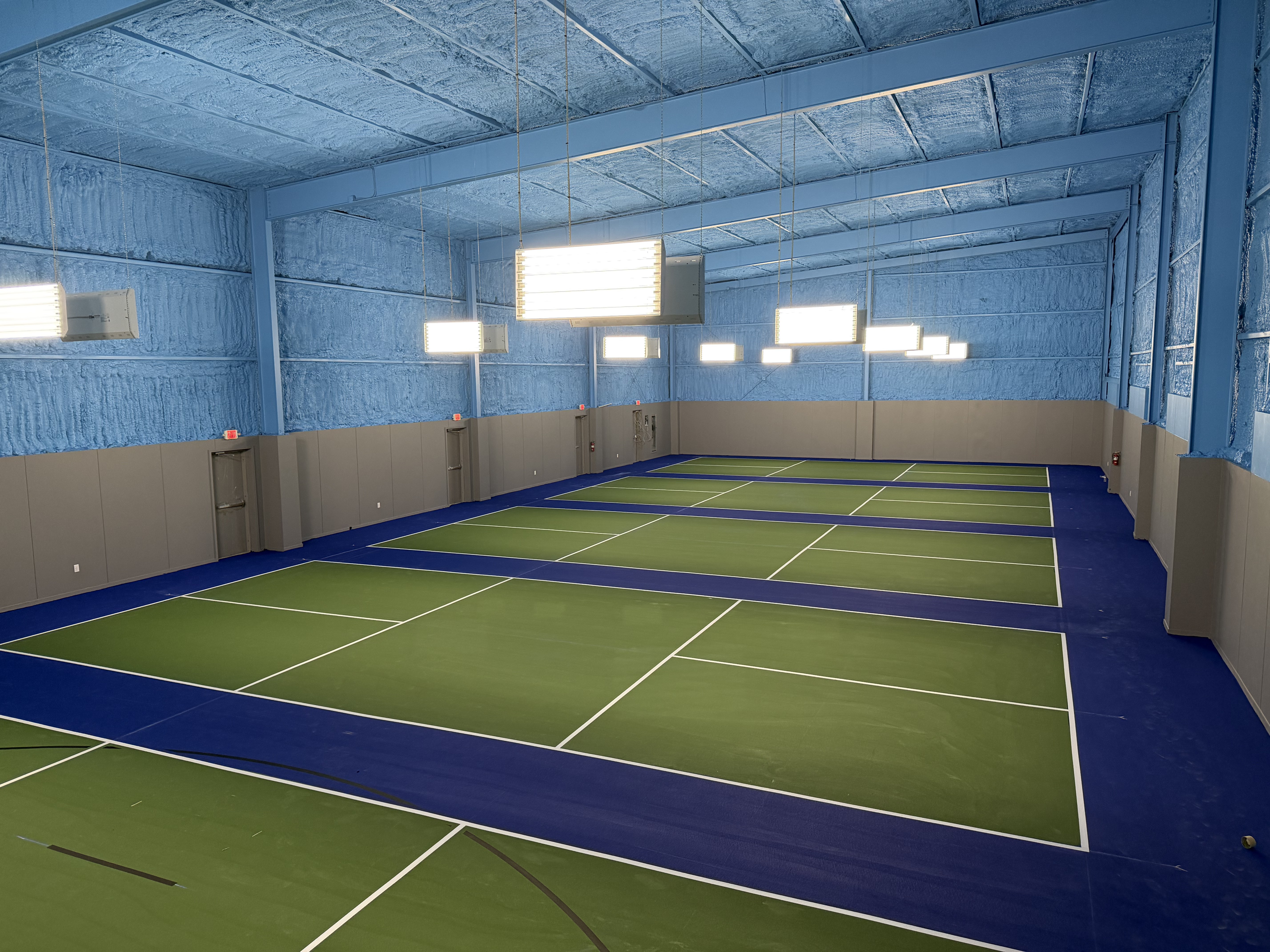 Completed sports court project