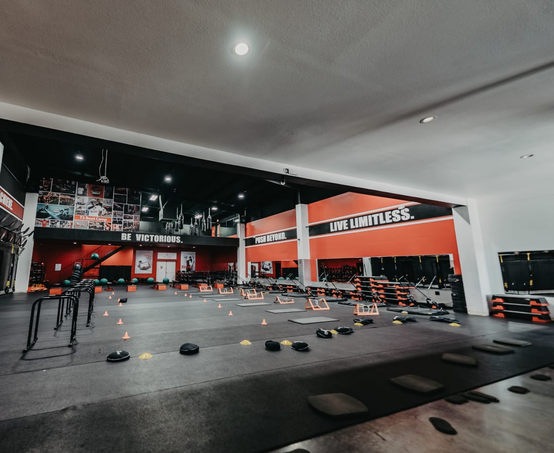 Inside the T3 Fitness facility in Temple, Texas