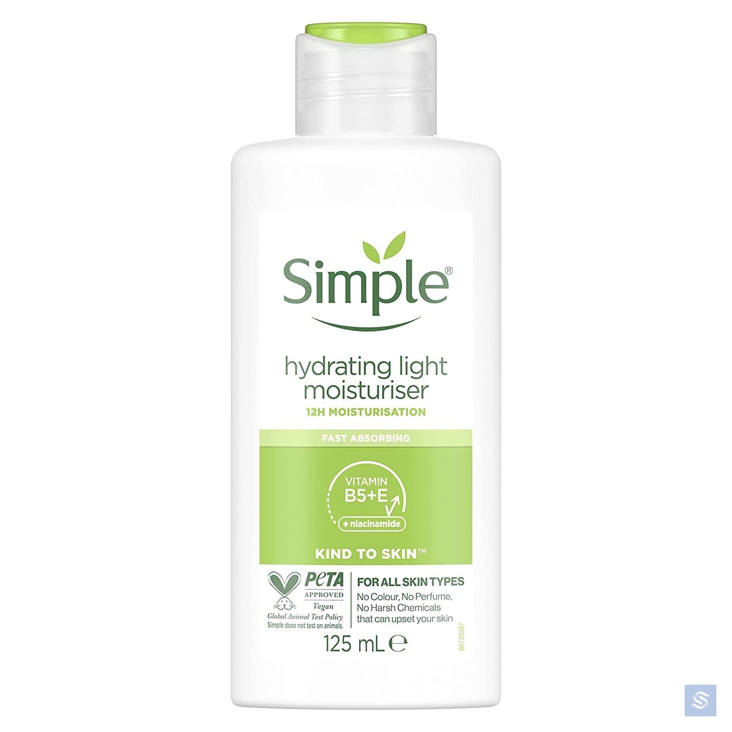simple Simple Hydrating Light Moisturiser 125 ml cream capacity: 125ml
