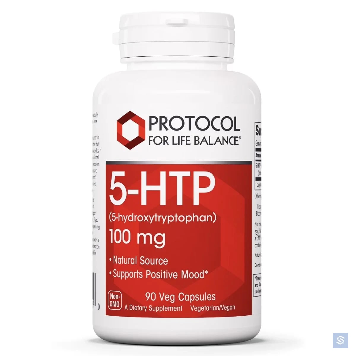 بروتوكول 5-HTP، مكمل غذائي، 100 ملغ - 90 كبسولة