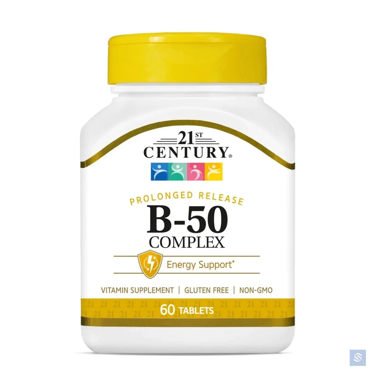 21st Century بي-50 كومبلكس، لدعم الطاقة والجهاز العصبي، أقراص - 60 قرص