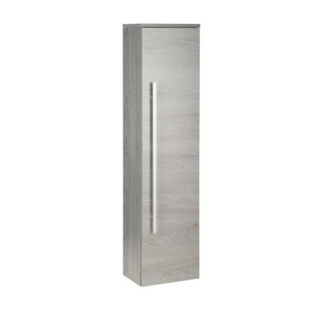 Purity 1400mm Wall Mounted Side Unit Silver Oak
