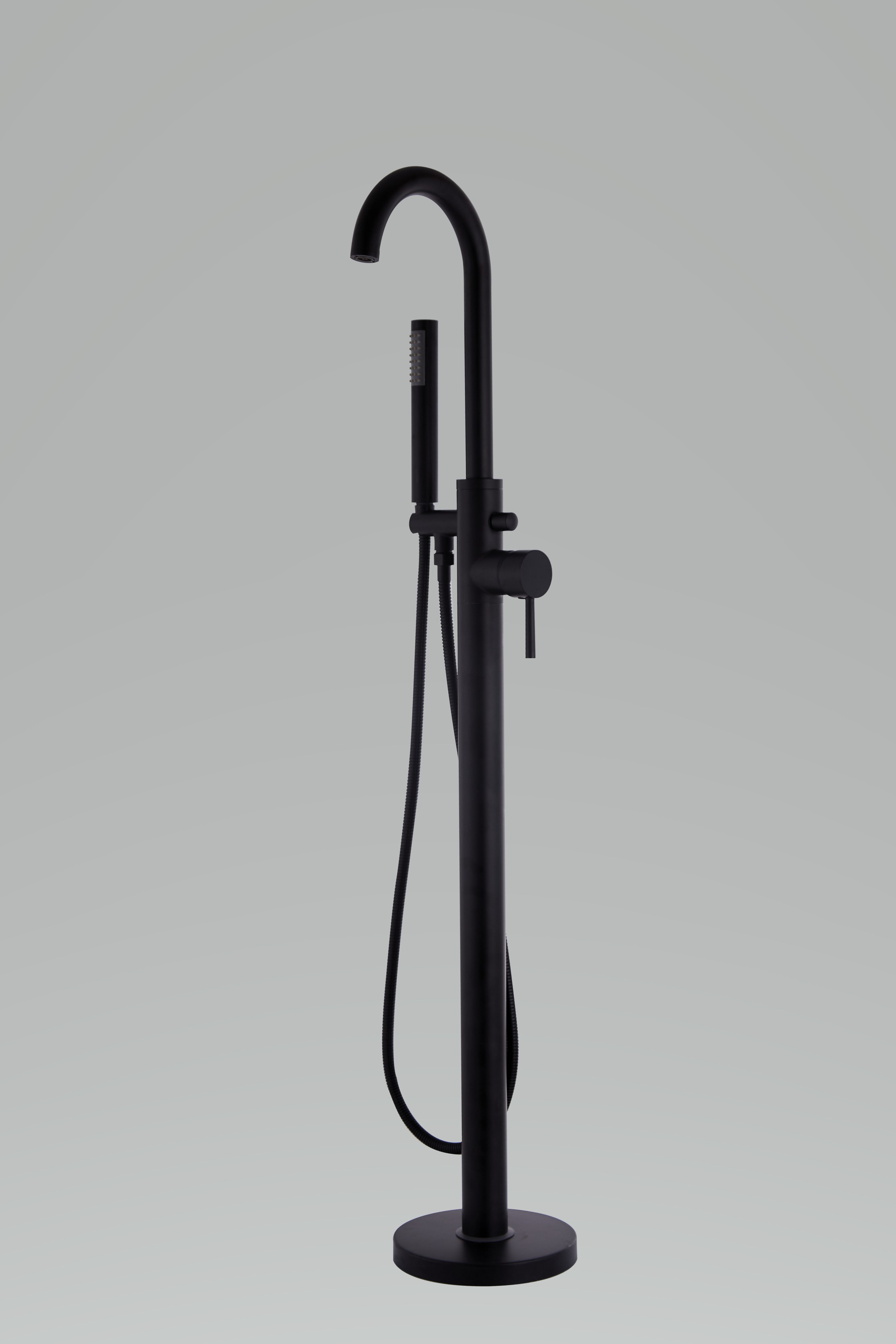 Nero Round Freestanding Bath Shower Mixer