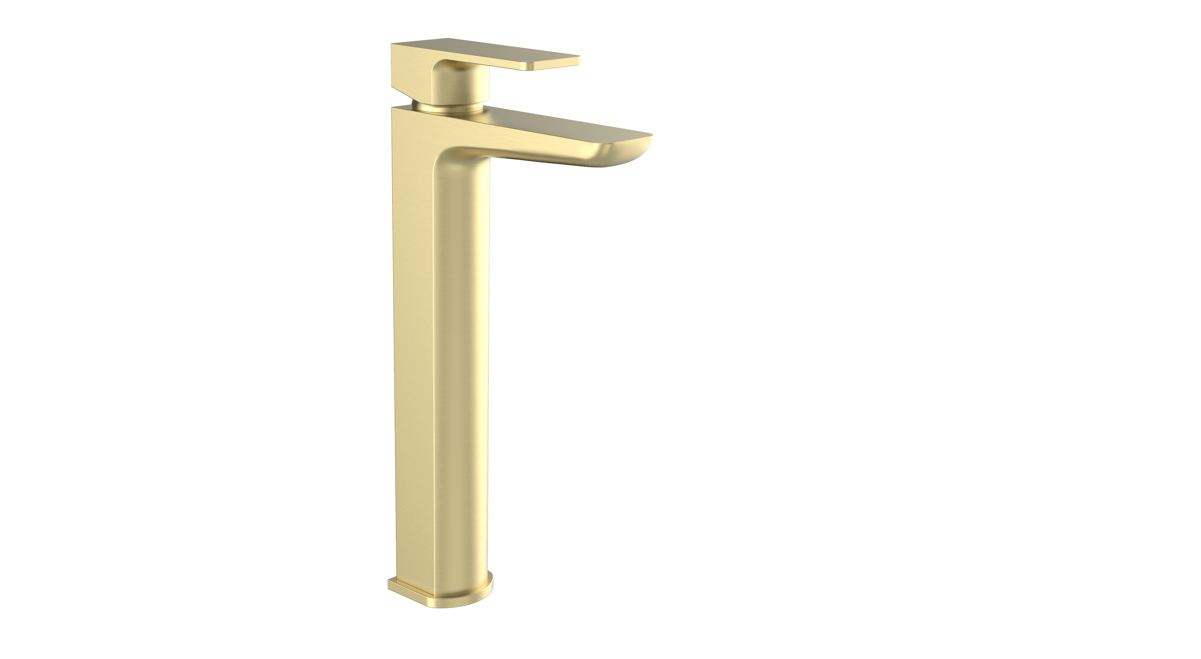 Kolt Hi-Rise Mono Basin Mixer Brushed Brass