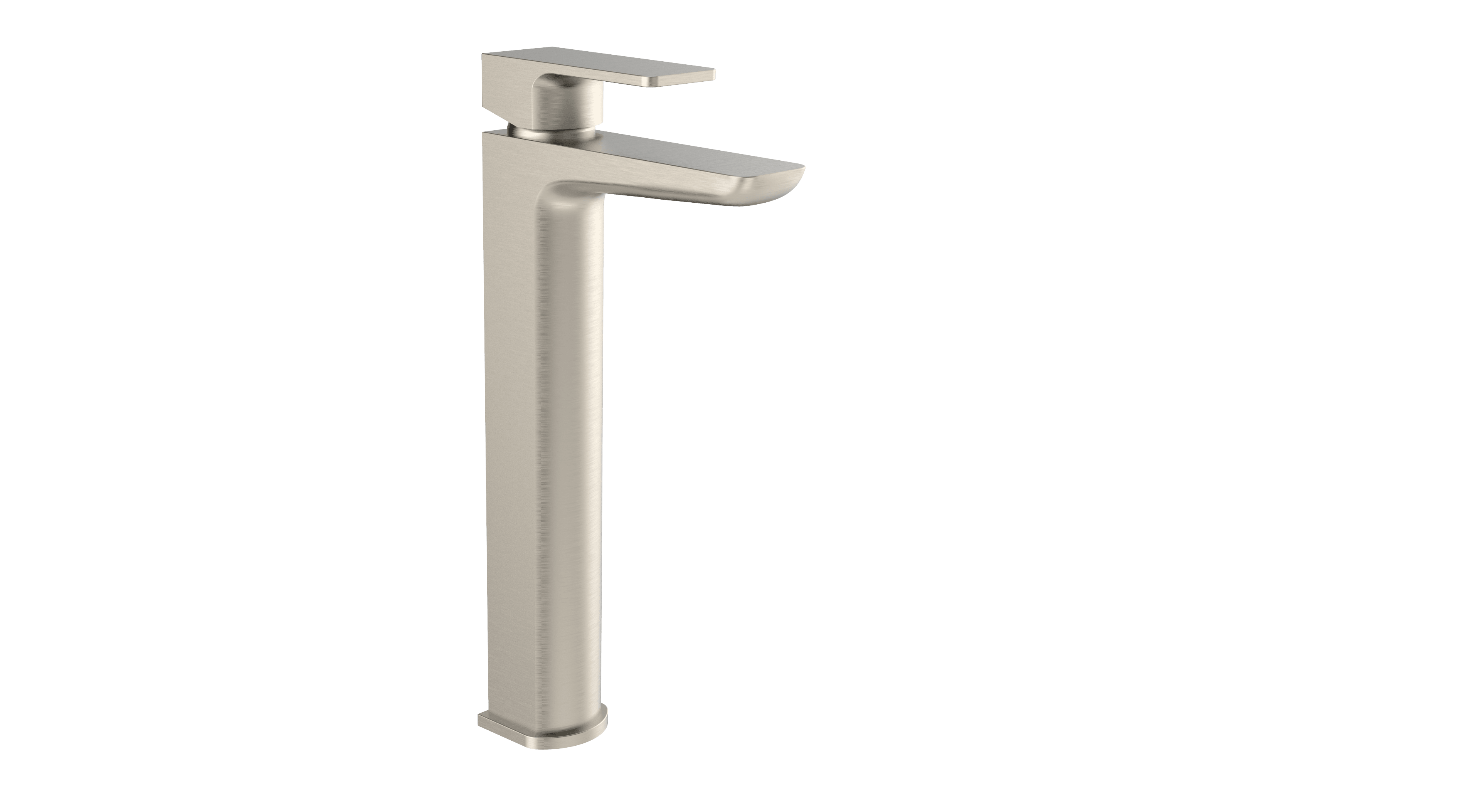 Kolt Hi-Rise Mono Basin Mixer Brushed Nickel