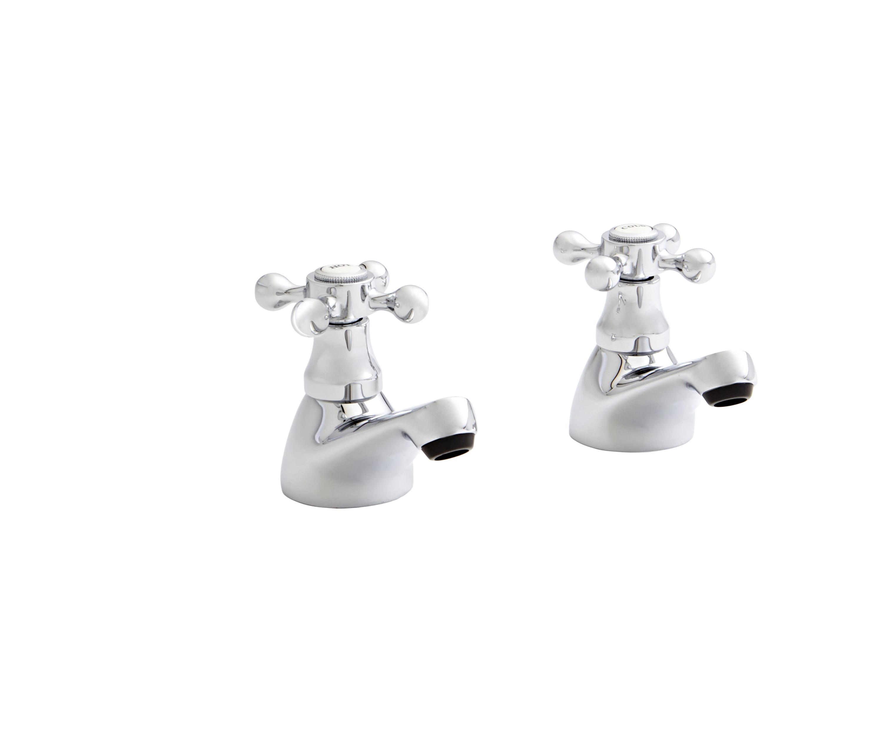 Victory Pair Bath Pillar Taps