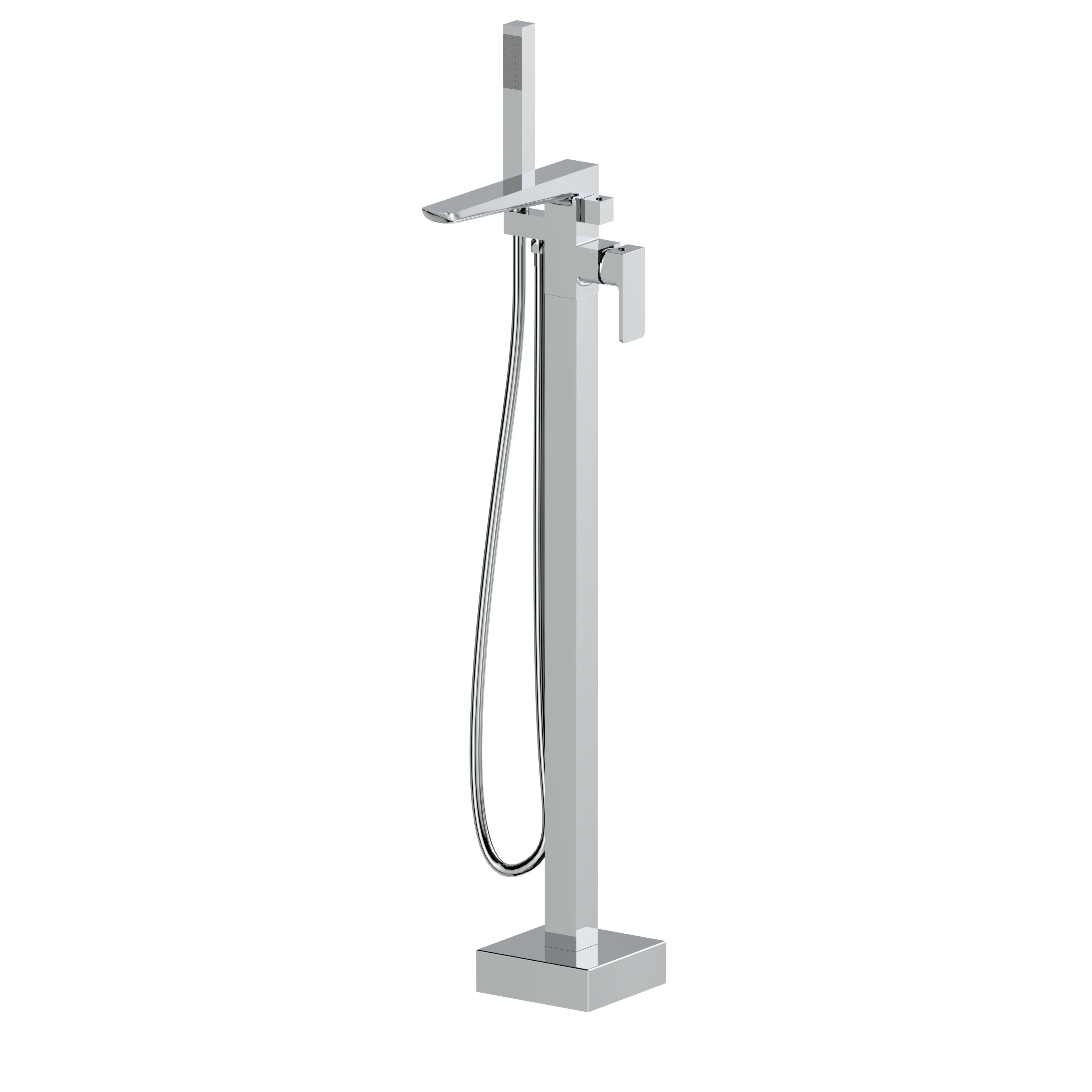 Kolt Freestanding Bath Shower Mixer Chrome