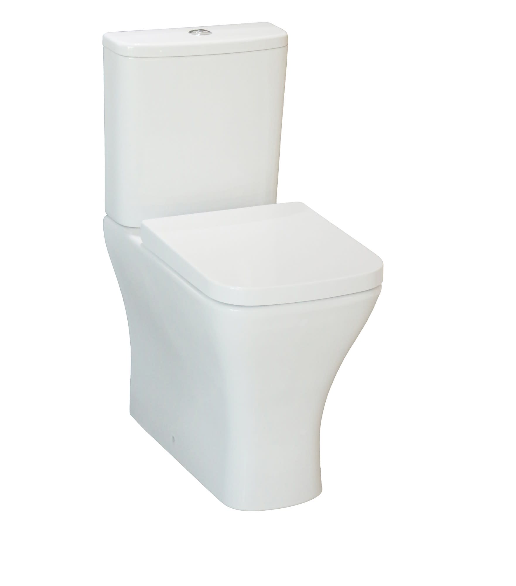 Primo Square Rimless Fully Shrouded Comfort Height Pan