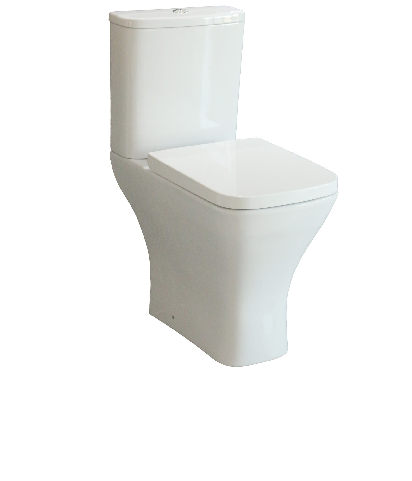 Primo Square Rimless Open Back Comfort Height Pan