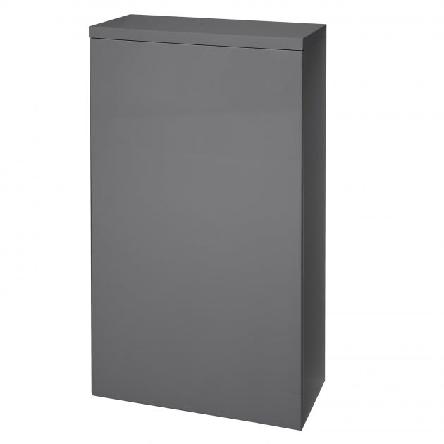 Purity 505mm WC Unit Storm Grey Gloss — view 2