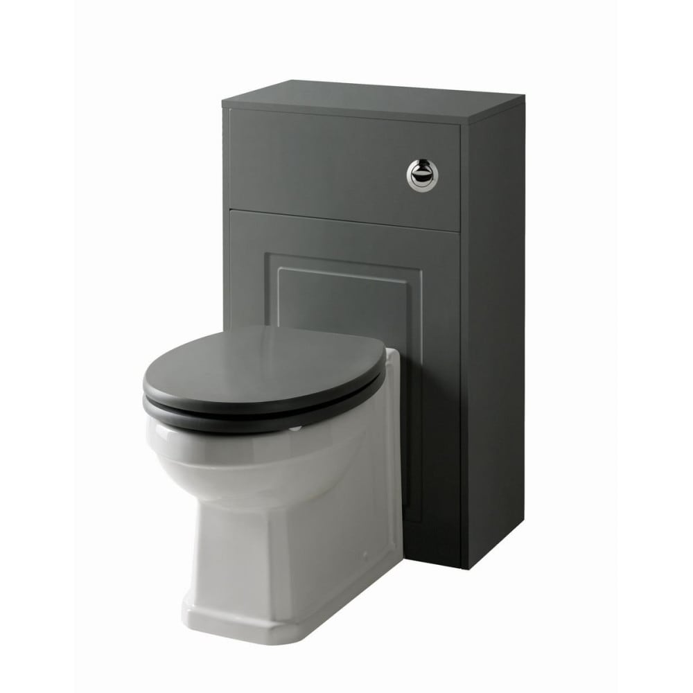 Astley 500mm WC Unit Matt Grey — view 2