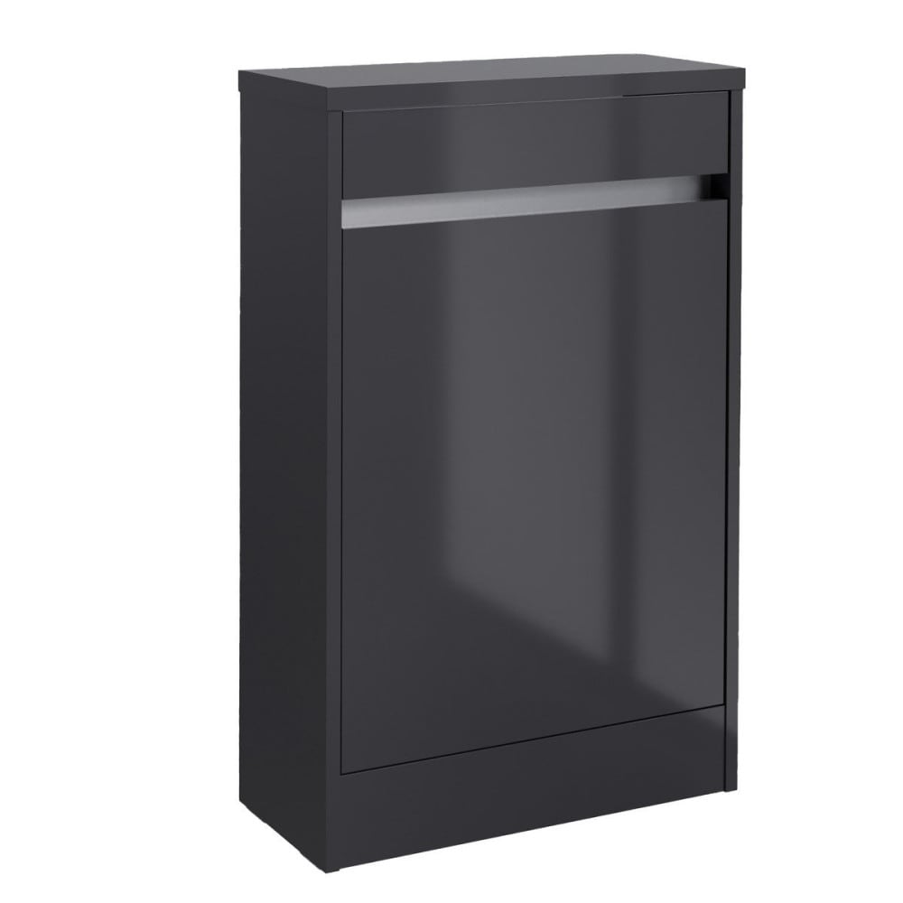 City WC Unit Storm Grey Gloss — view 2