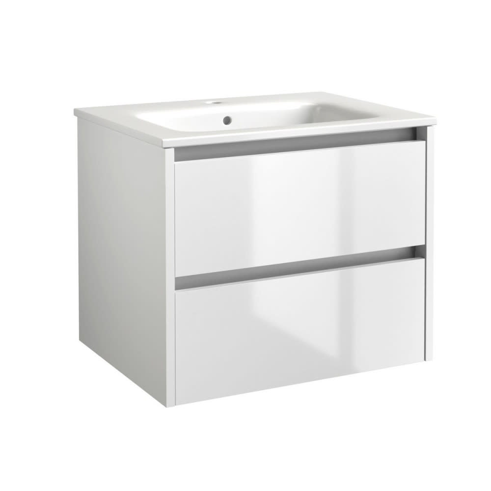 City 600x460mm Wall Mounted Unit White — view 2