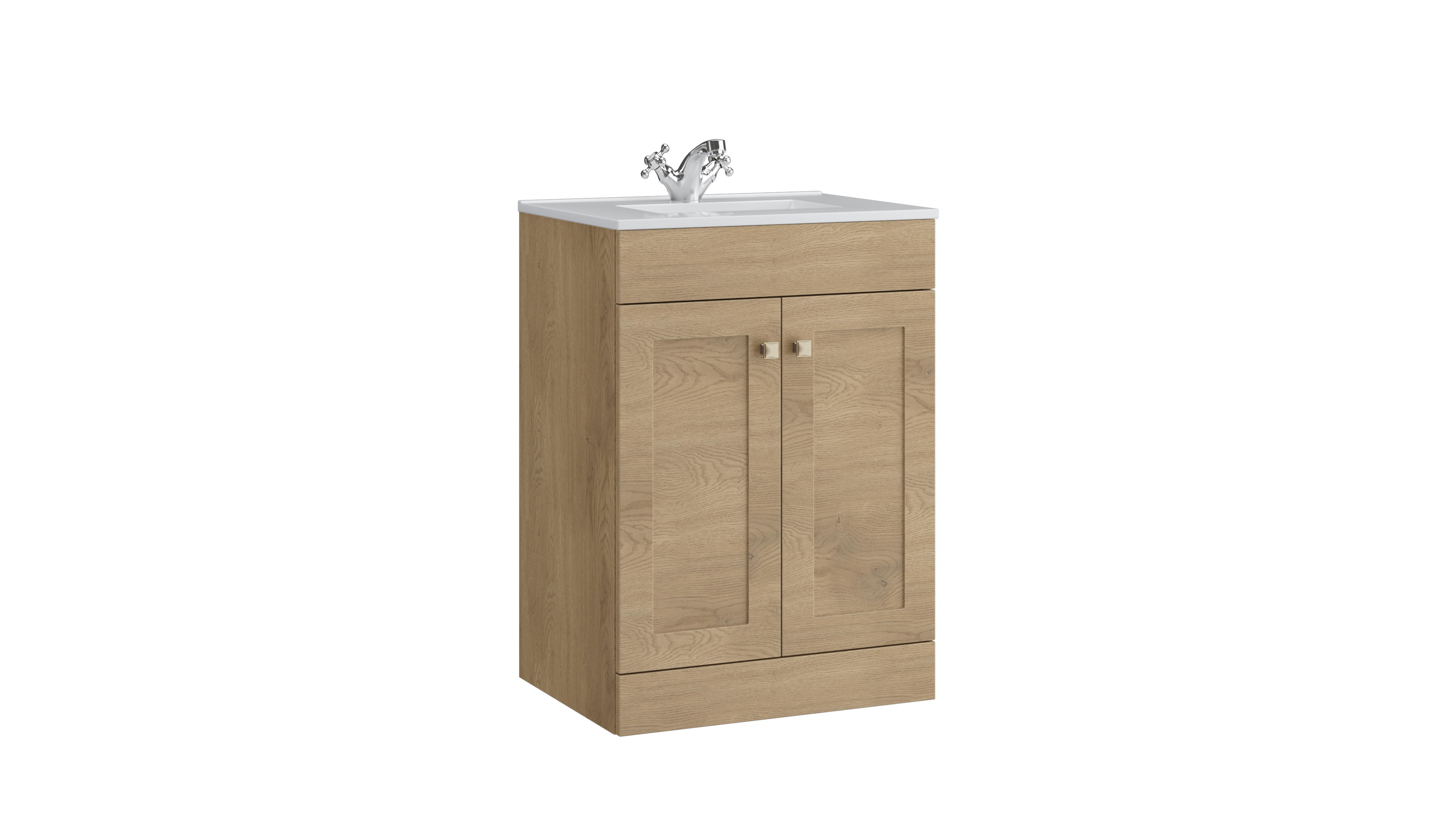 Sanctuary 500mm 2 Door Floor Standing Unit Torro Oak