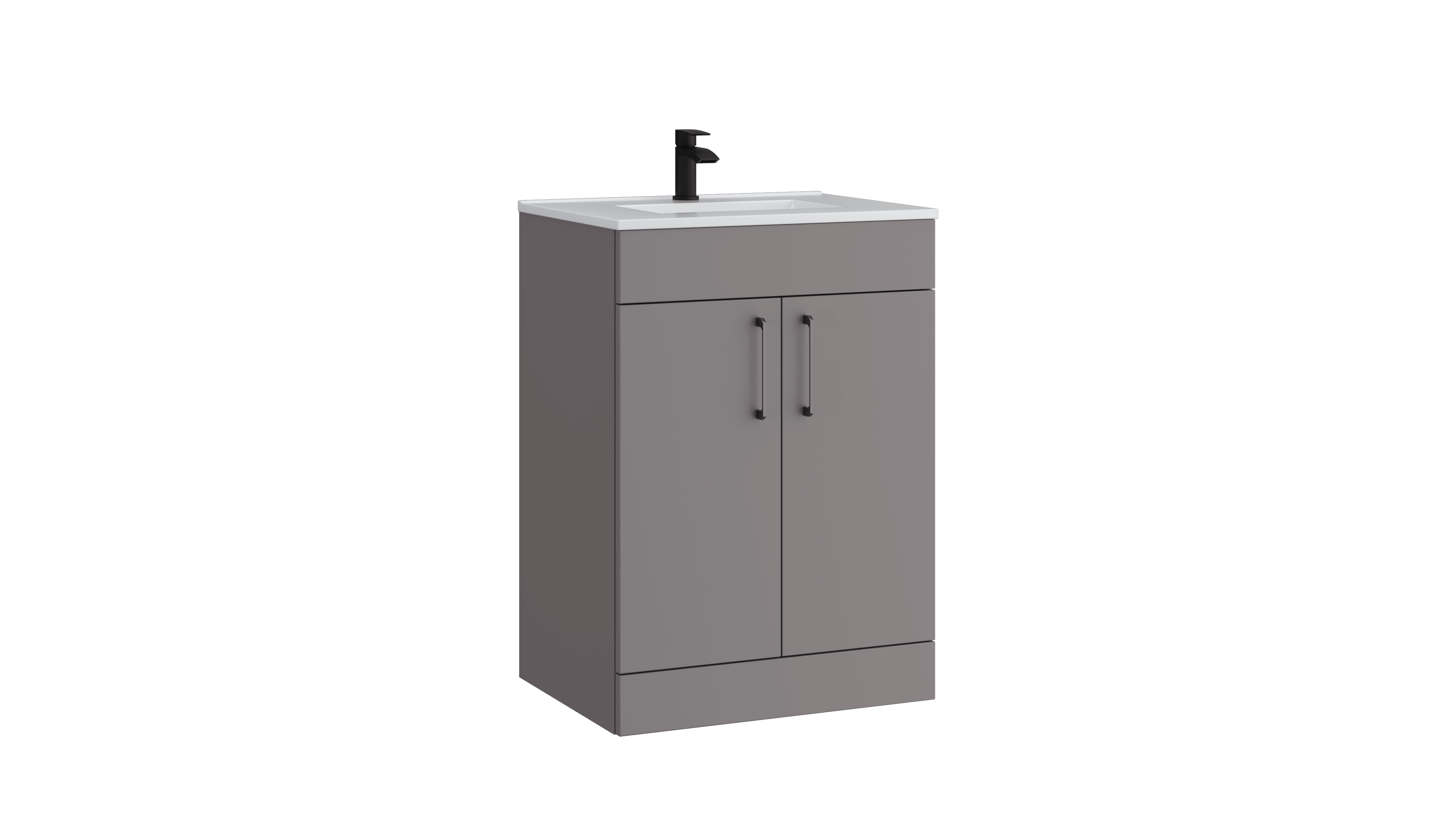 Urban 600mm 2 Door Floor Standing Unit Slate Grey