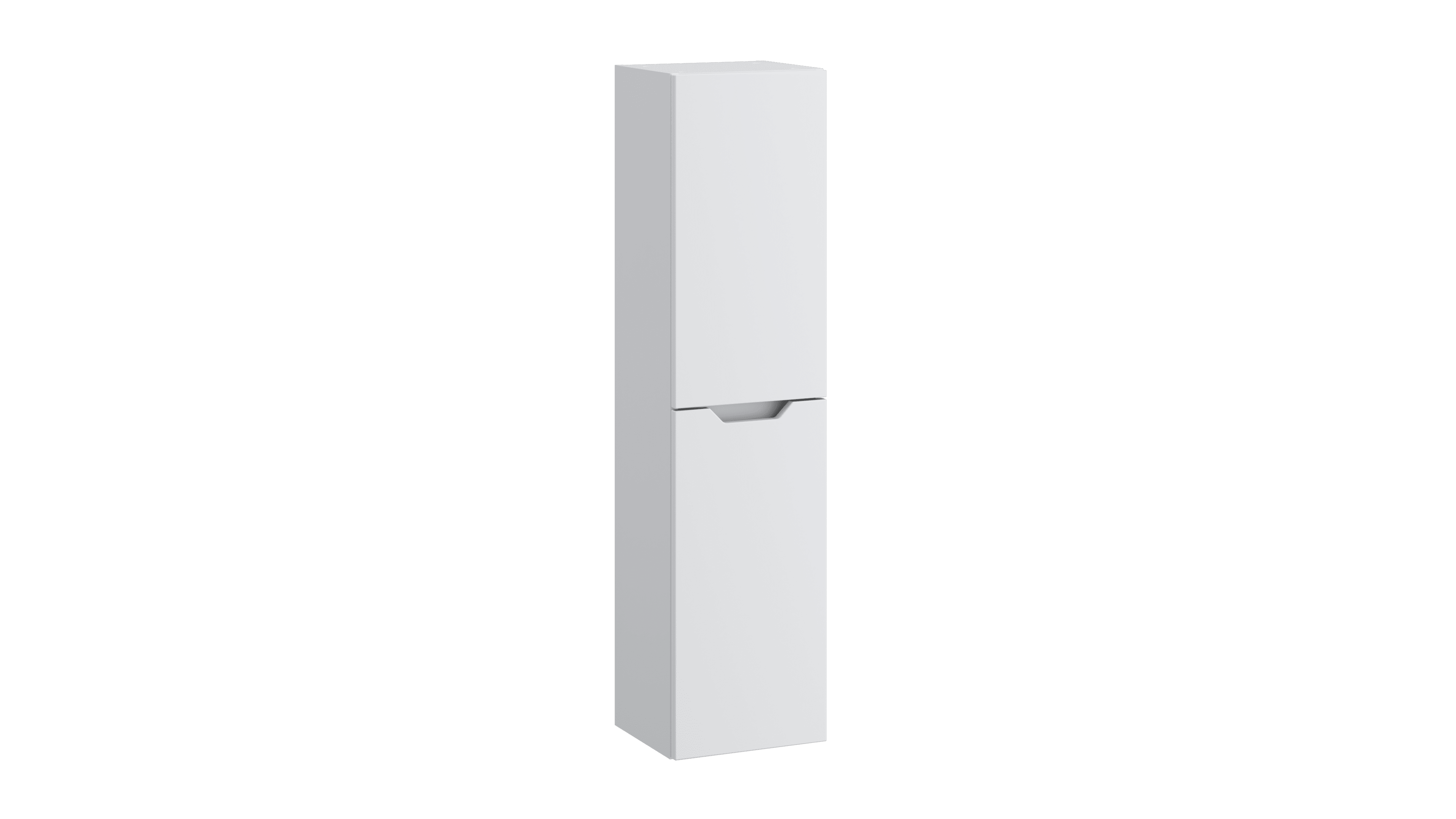 Urban Wall Hung Tall Unit Matt White