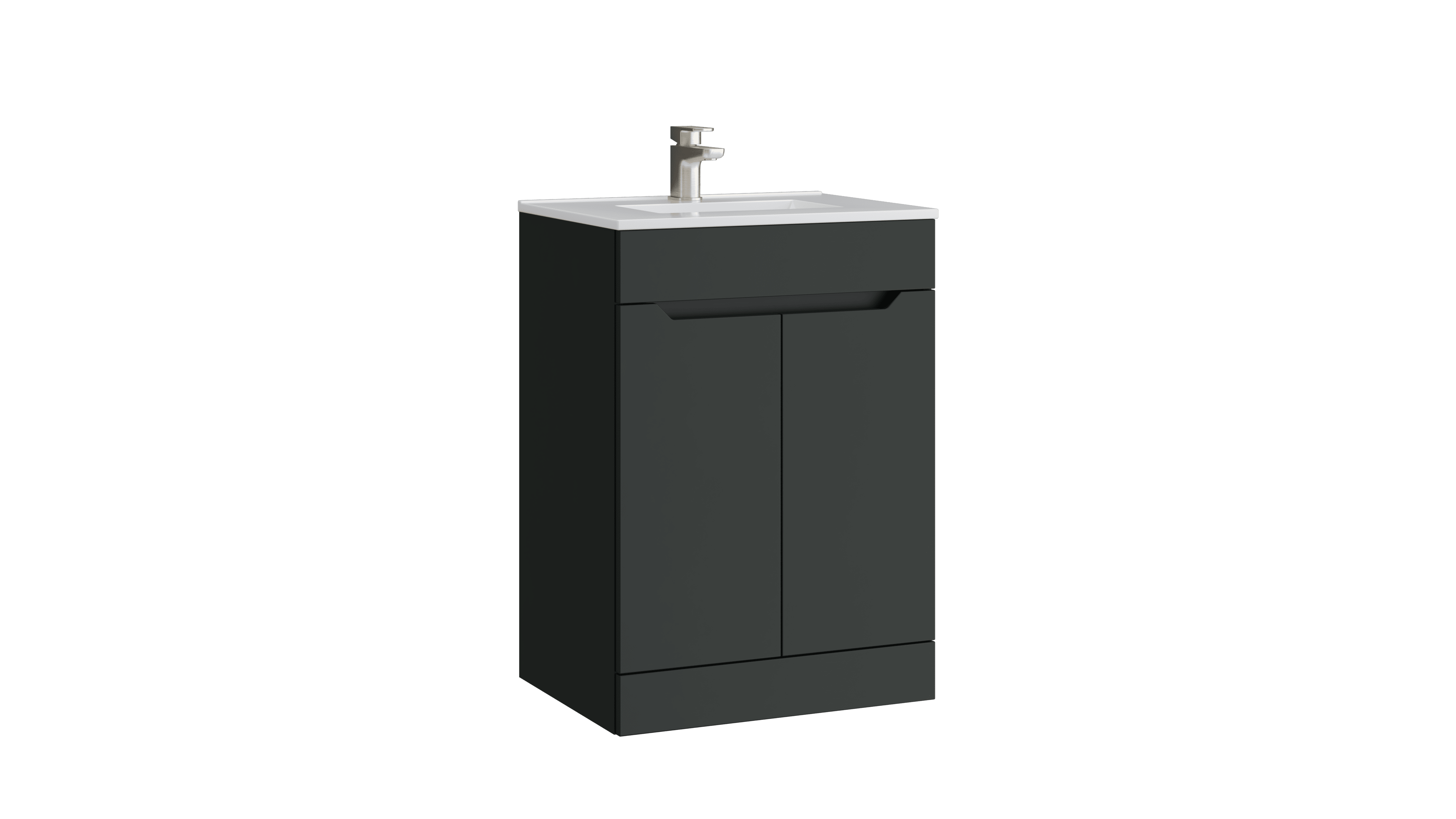 Urban 500mm 2 Door Floor Standing Unit Matt Anthracite