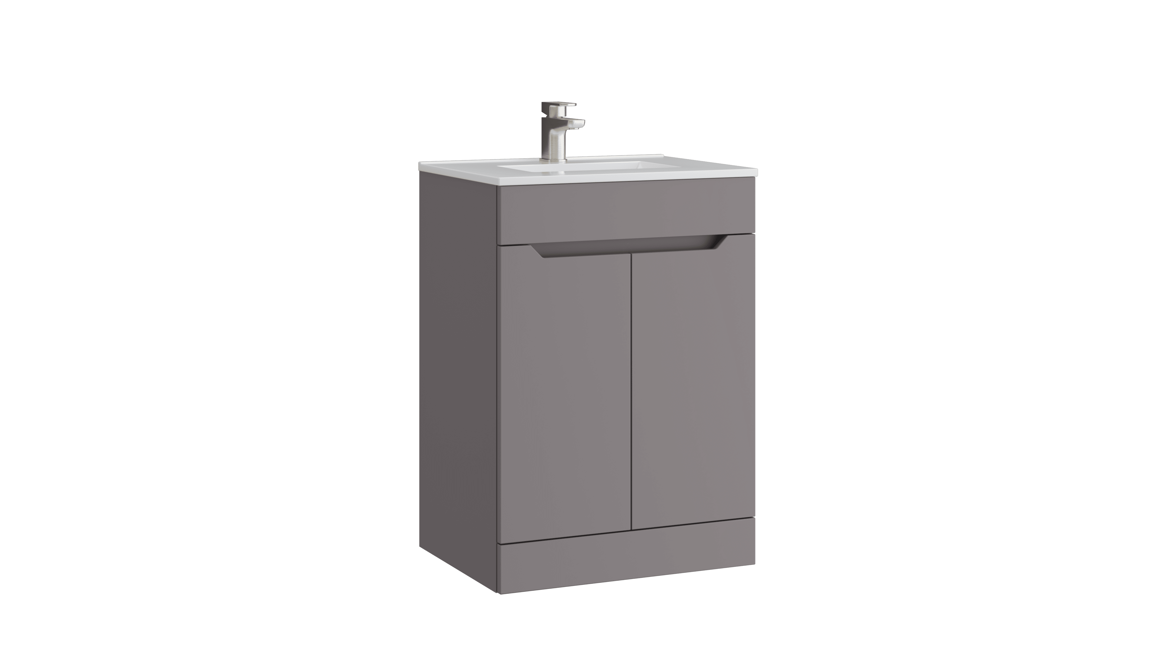 Urban 500mm 2 Door Floor Standing Unit Slate Grey