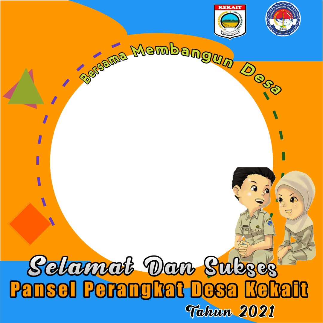 Link Unduh Gambar Twibbon Desa Kekait 2021 buatan