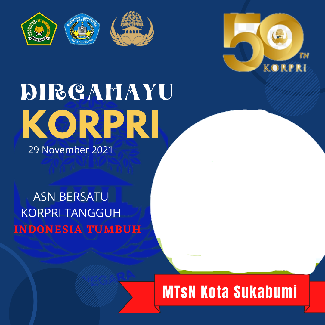 Link Twibbon Peringatan HUT KORPRI ke 50 untuk di Download Terbaru buatan Dessy Rachmawati