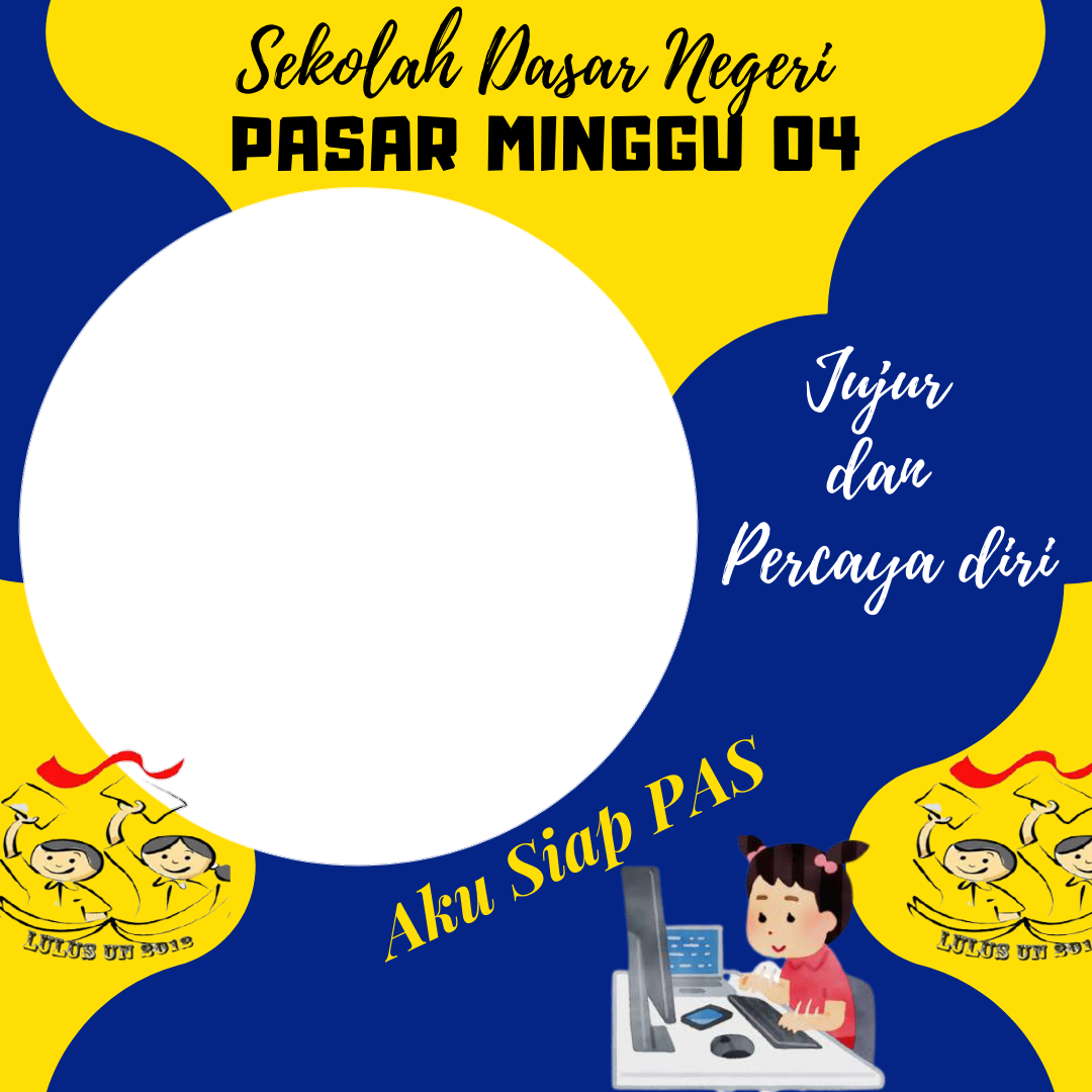 Download Twibbon Saya Siap Melaksanakan PAS dengan Keren buatan Rusdah Adah