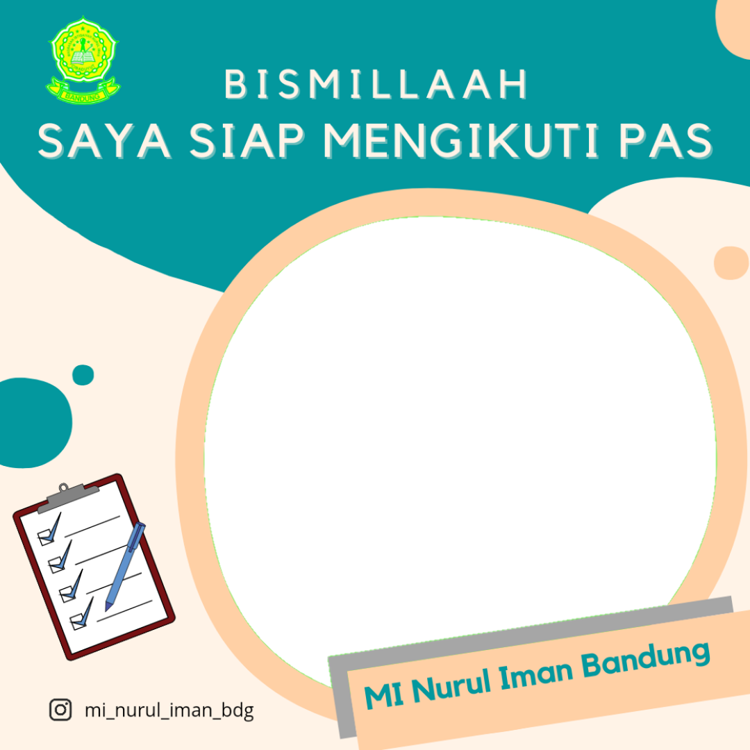 Twibbon untuk PAS MI NI 2021 FREE buatan Fachira Jarry Jalila