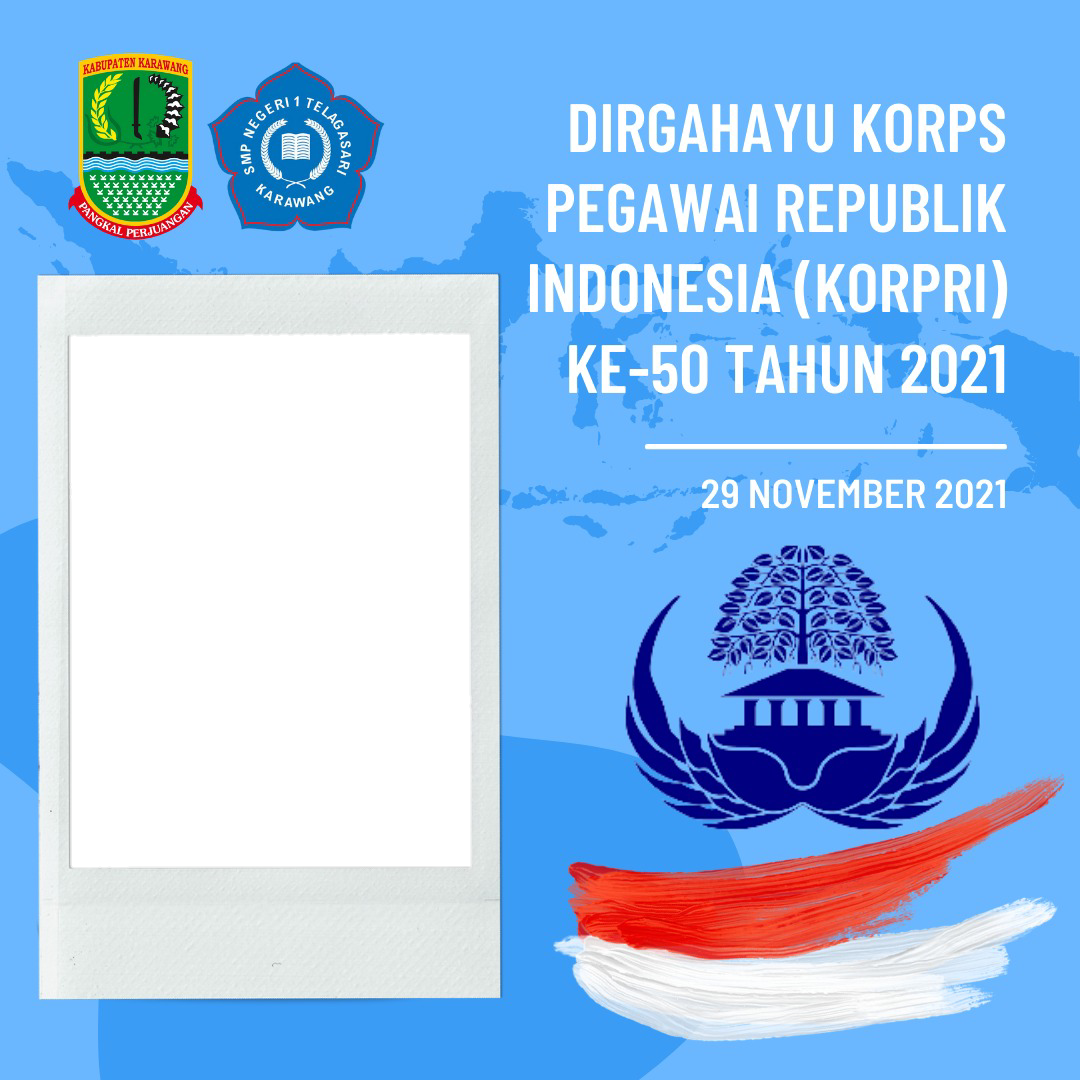 Free Download Twibbon Dirgahayu Korpri ke 50 Tahun 2021 Terupdate buatan Abdul Fikar