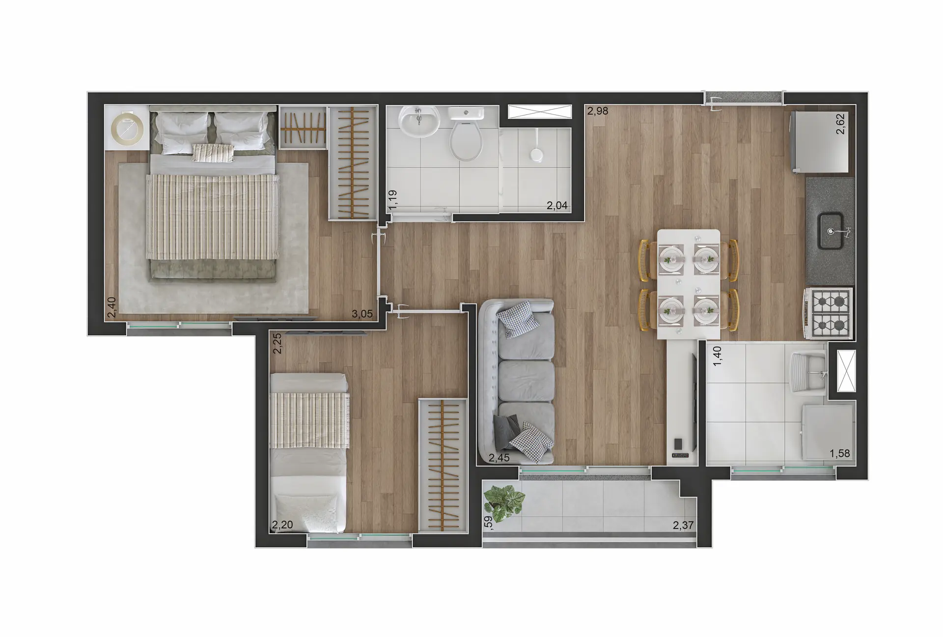 Planta/implantação 6