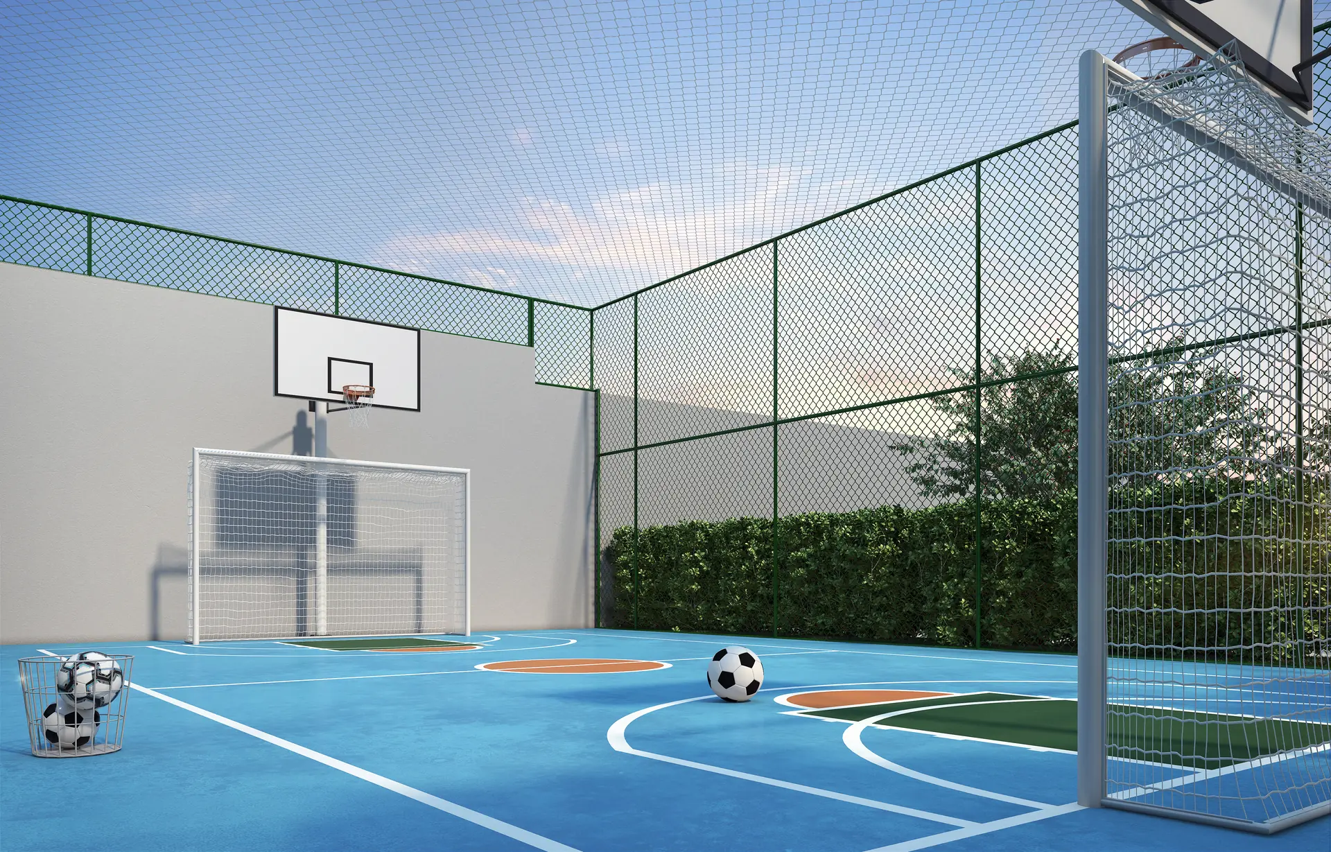Quadra recreativa do New Vila Ema