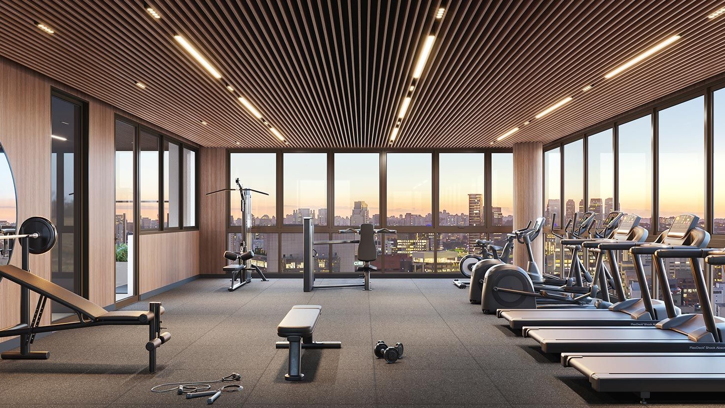 Perspectiva artística do fitness