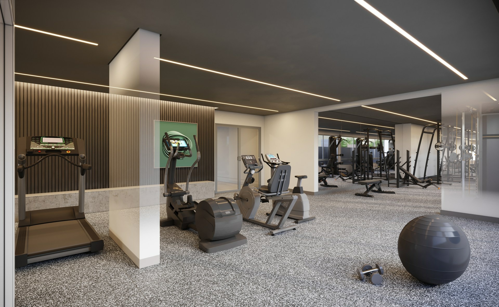 Perspectiva artística do fitness