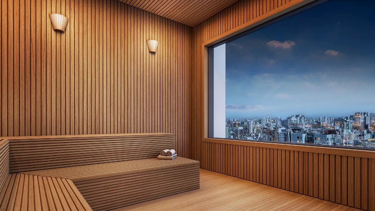 Sauna seca do The Collection Vila Clementino
