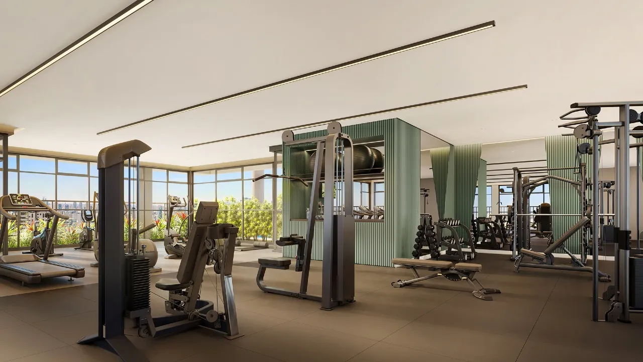 Fitness externo do The Collection Vila Clementino