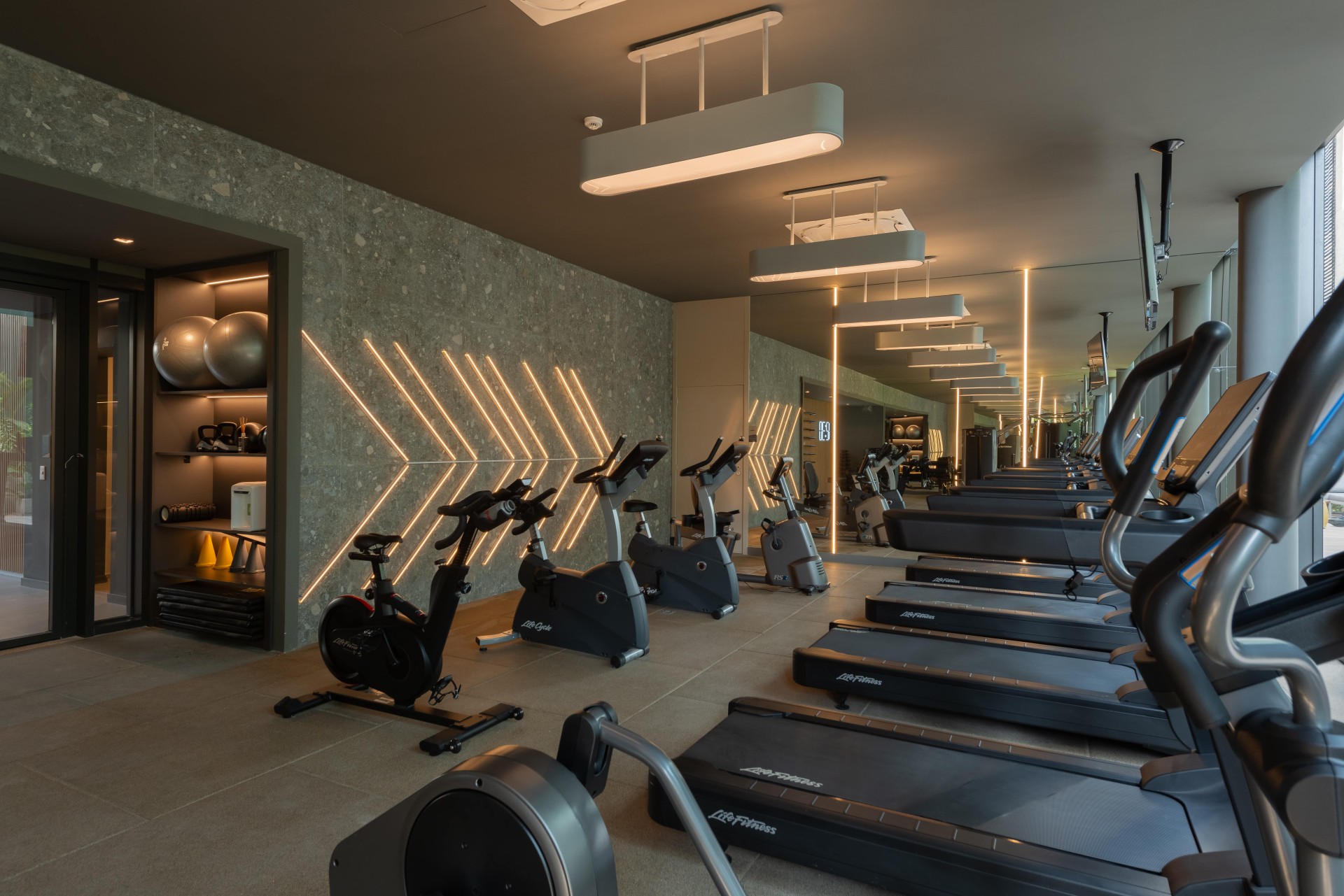 Espaço fitness do Park View