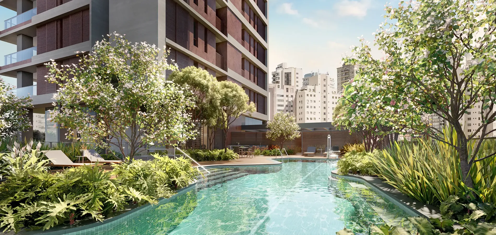 Piscina com raia de 25 metros do Asteri