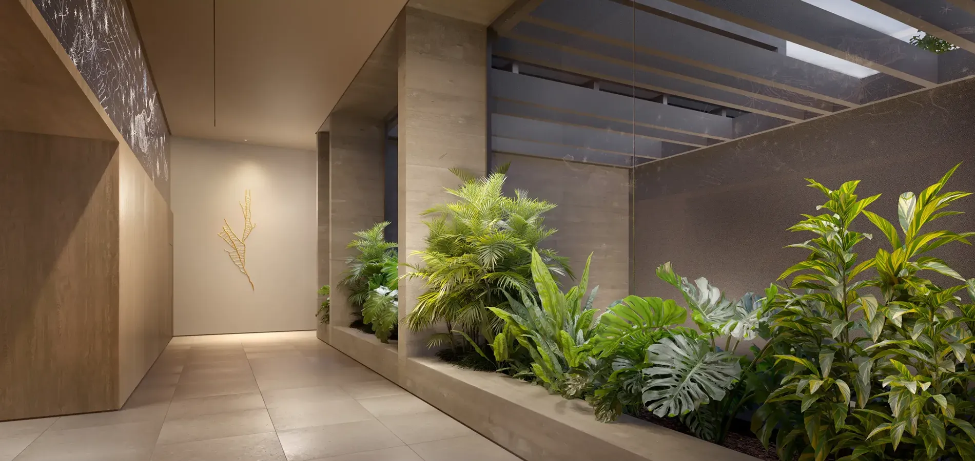 Lobby com concierge do Asteri
