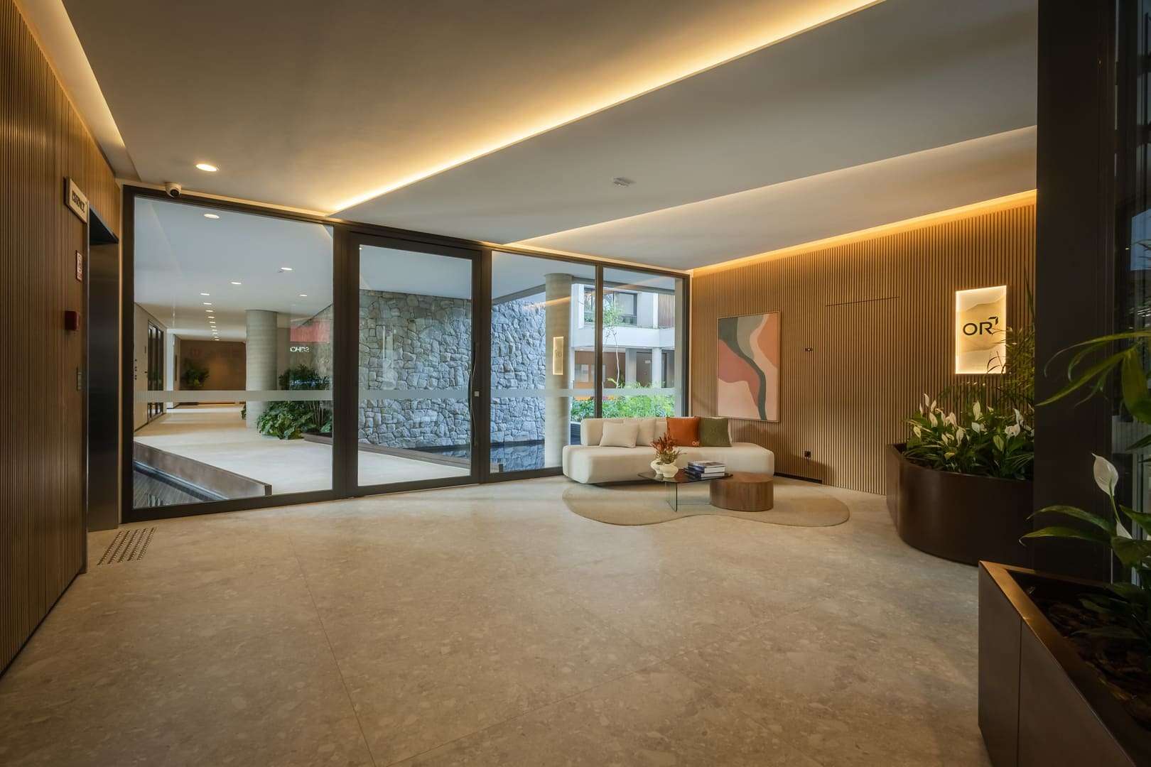 Lobby social do Baume Itaim