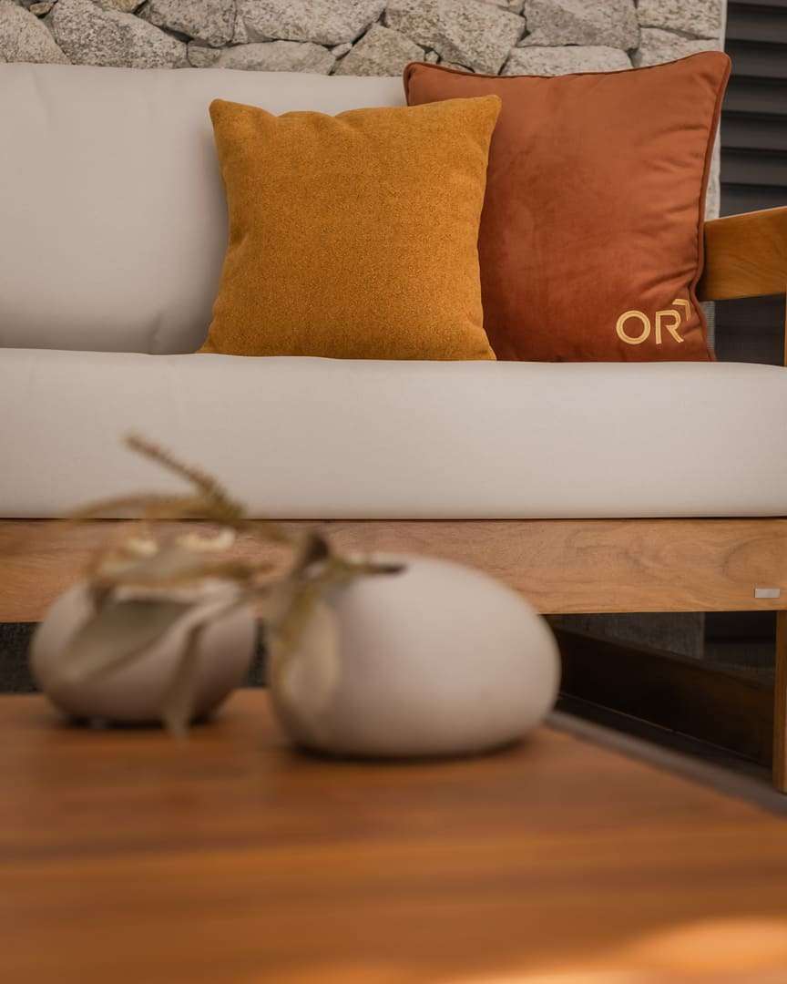 Lounge externo do Baume Itaim