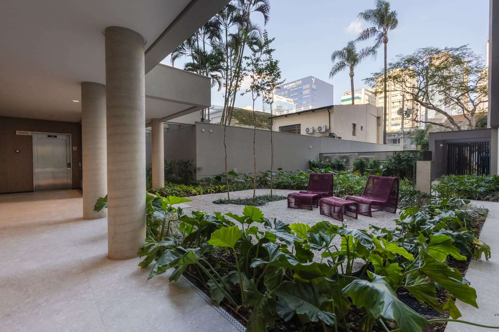 Jardim do square garden do Baume Itaim