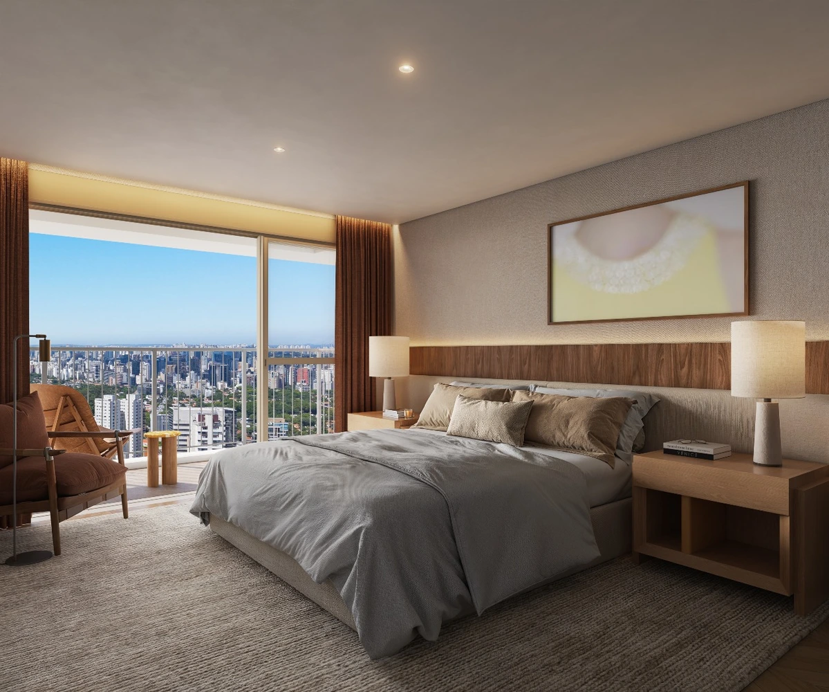 Suíte principal - Apto 300m² — apartamento decorado do Eterno Paraíso