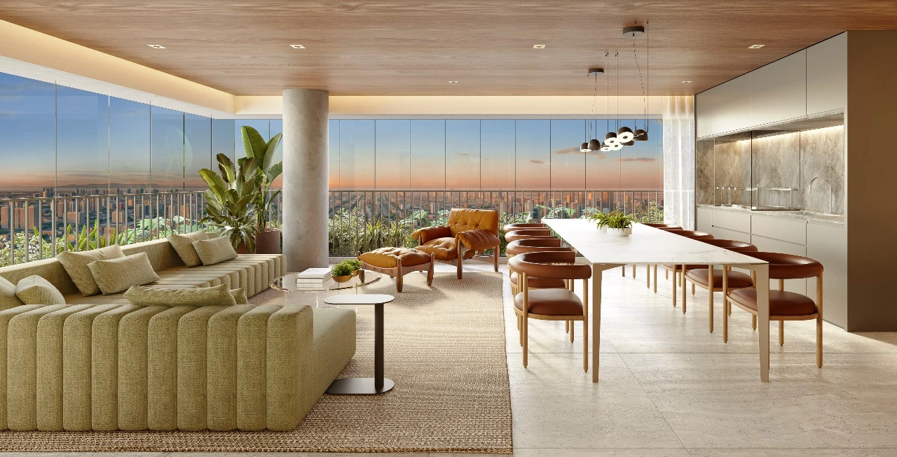 LIVING DECORADO 167m² — apartamento decorado do Aire Alto de Pinheiros