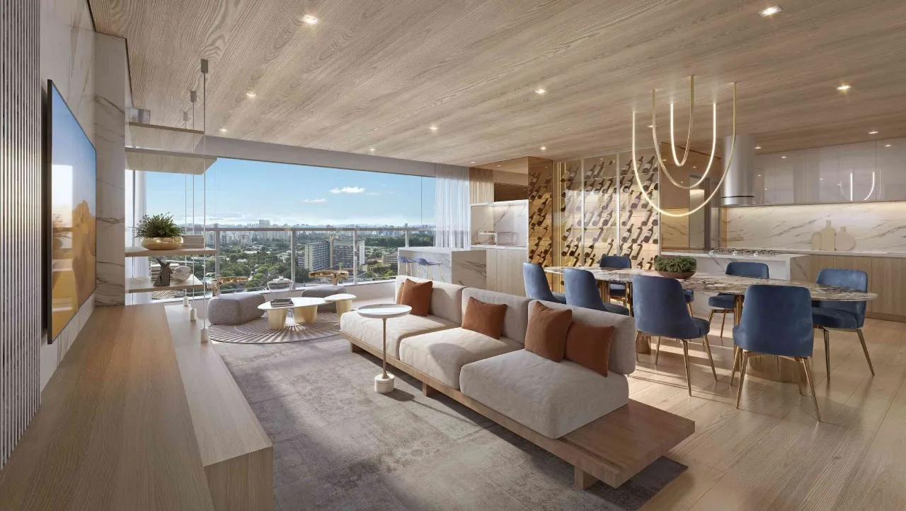 Living 112m² — apartamento decorado do Mirant Ibirapuera