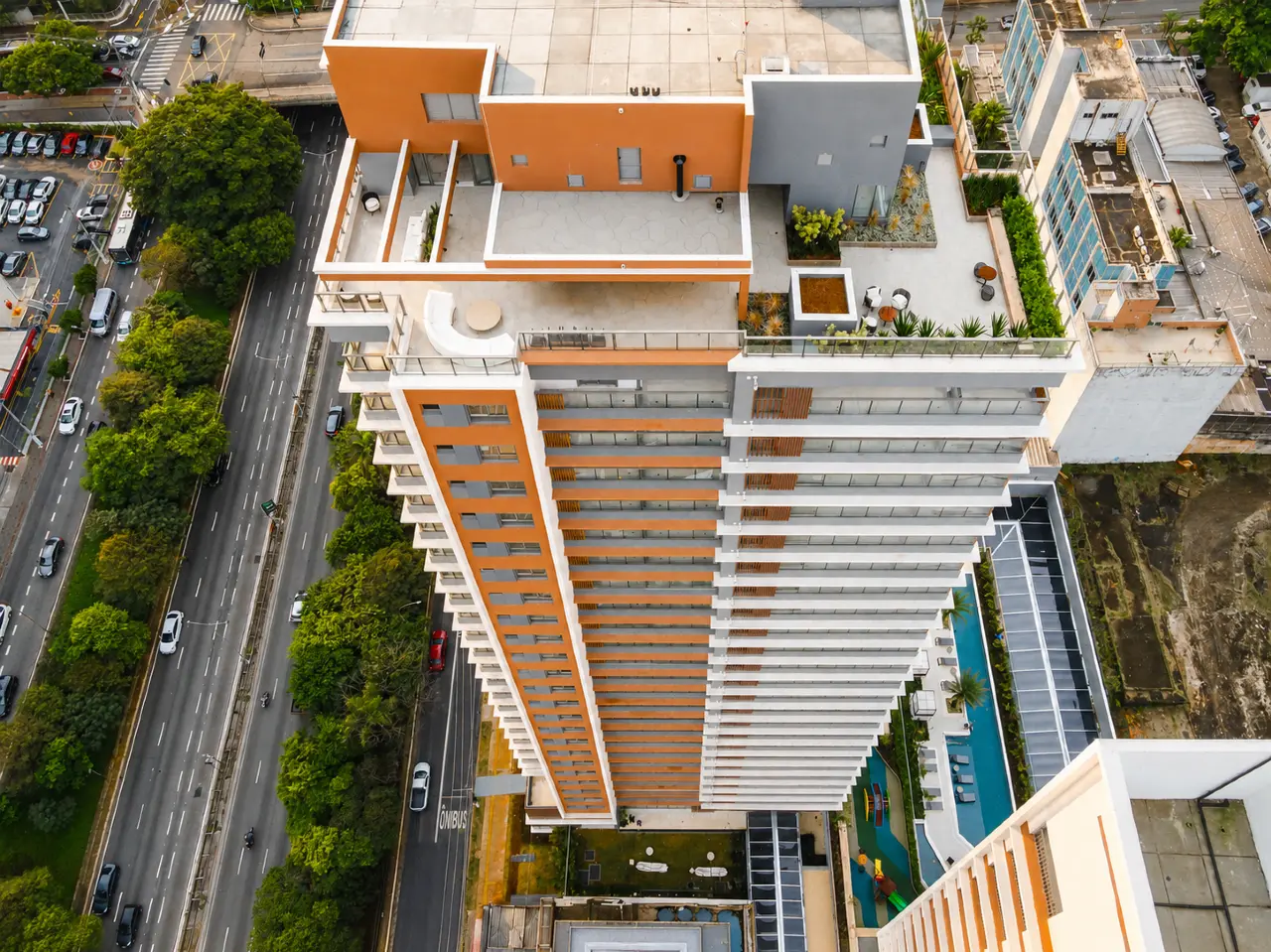 Detalhe Cobertura do Mirant Ibirapuera