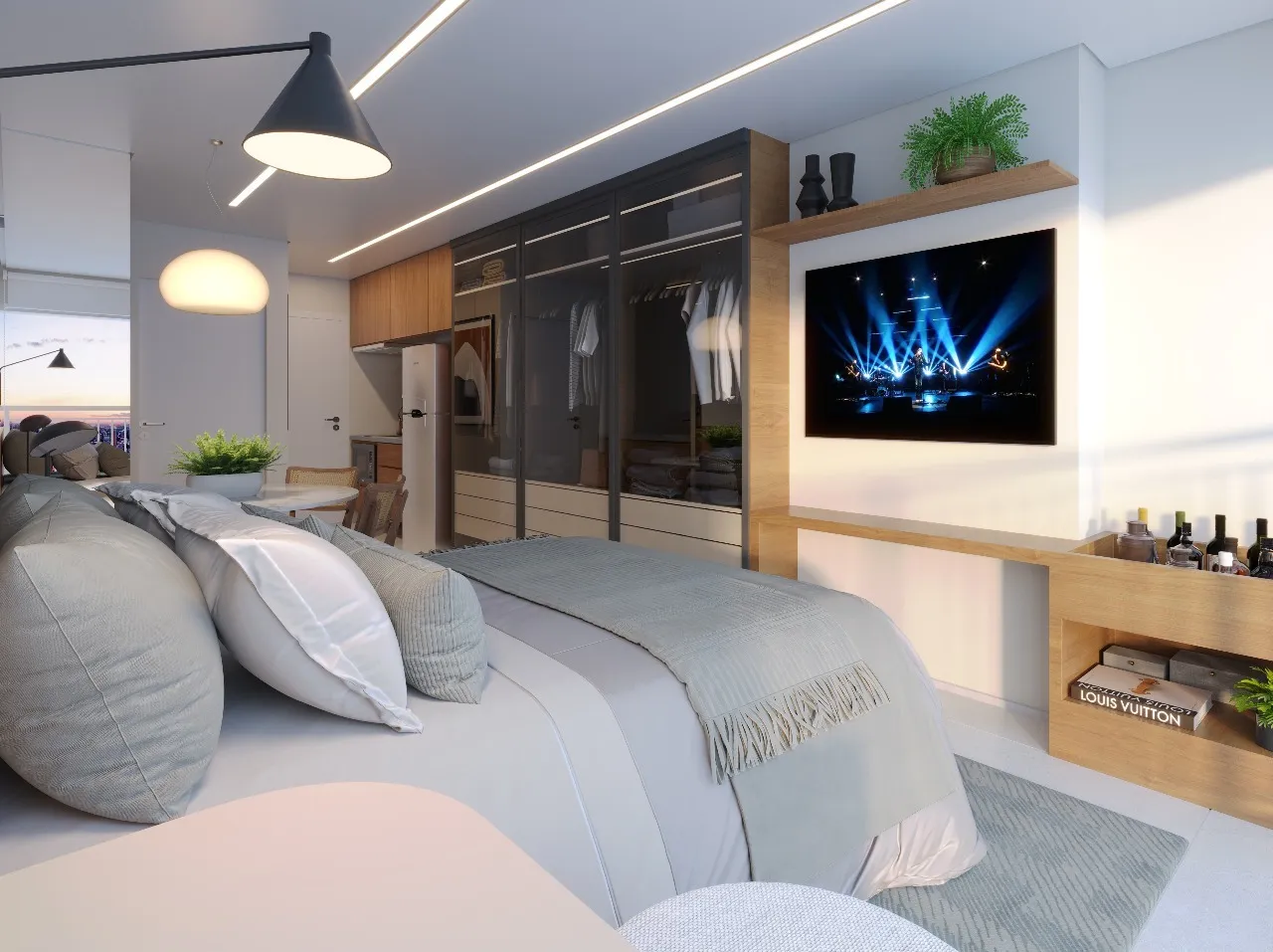 Apto Studio - 33m² — apartamento decorado do The Collection Perdizes