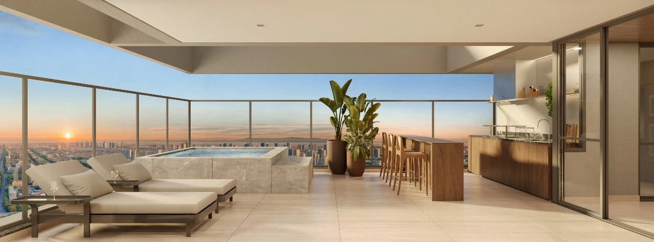 LIVING DUPLEX 305m² — apartamento decorado do Aire Alto de Pinheiros
