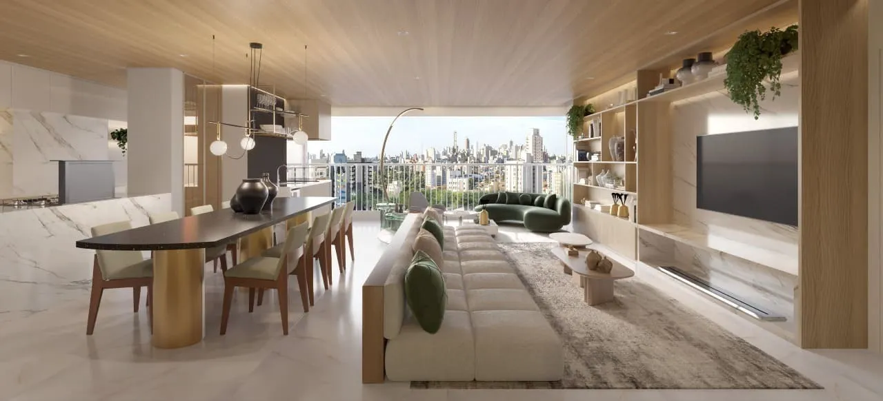 Living 178m² — apartamento decorado do Mirant Ibirapuera