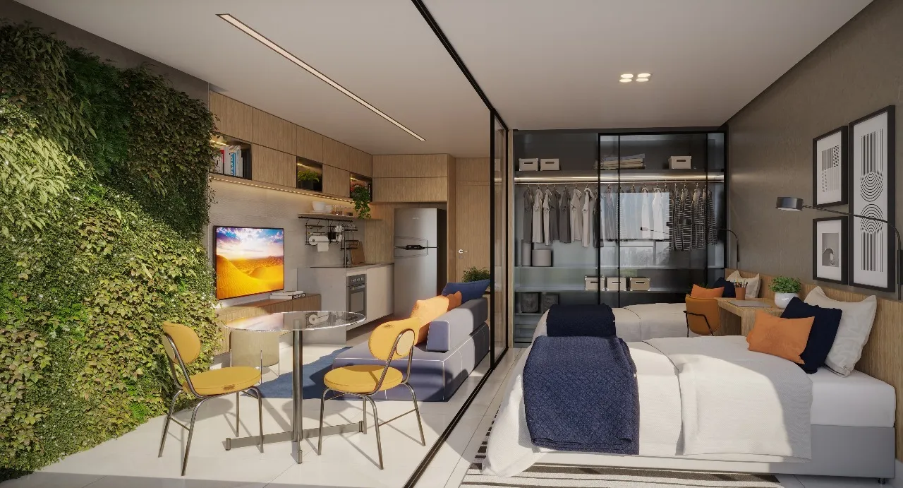 Apto 1 dorm - 36m² — apartamento decorado do The Collection Perdizes